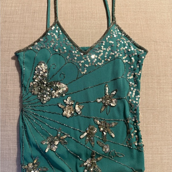 Vintage Wet Seal Sequin/Beaded Cami - Picture 2 of 7
